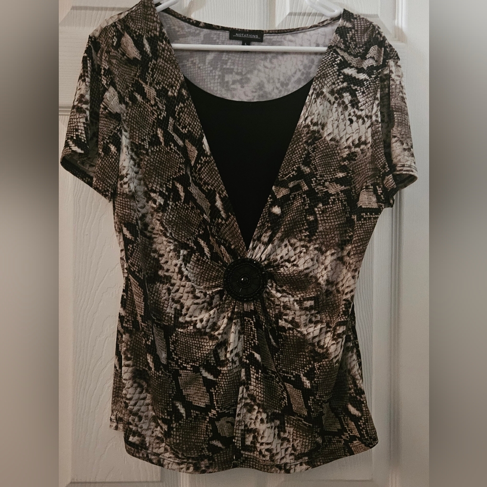 Notations 2-in-1 Blouse